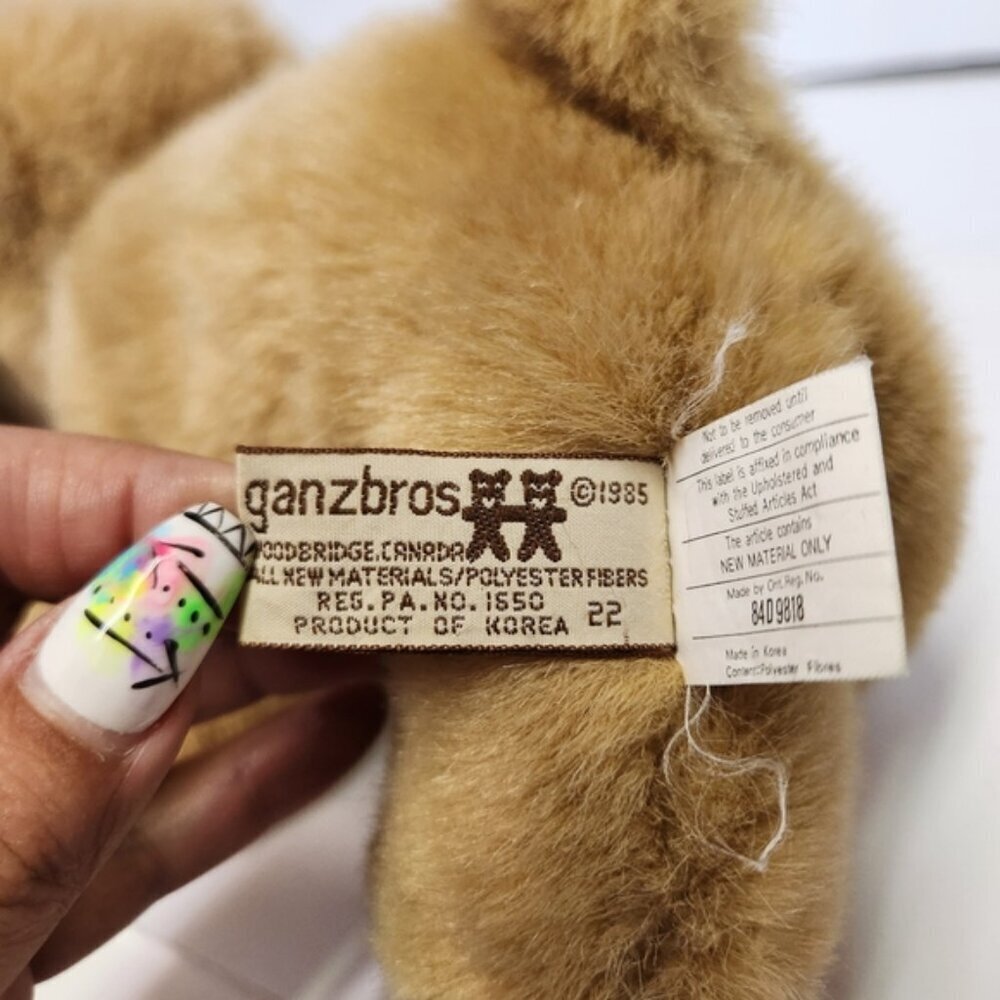 Vintage Baby Ganz Harmony Flopsie Puppy Dog Brown Plush Heritage Collect… - Picture 7 of 9